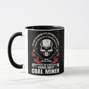 Mug Minière Charbon Minière Mines de Charbon 