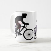 Mug Minimal Bicycle Art (Devant gauche)