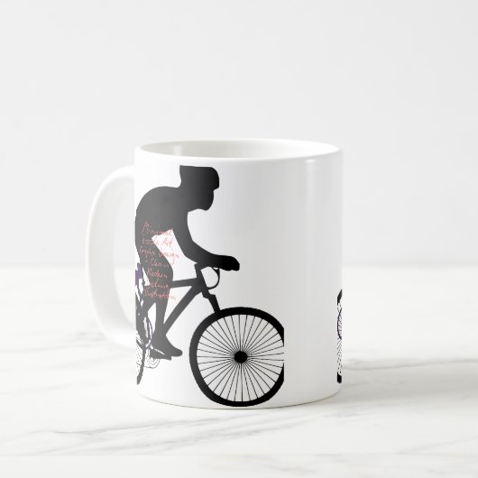 Mug Minimal Bicycle Art (Devant gauche)