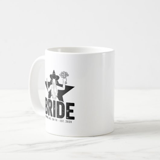 Mug Minimal Bride Floral  (Devant gauche)