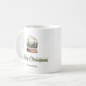 Mug Minimal earthy script Nordic palette custom name   (Devant gauche)