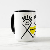 Mug Minimal Friends – Dessin au trait (Devant gauche)