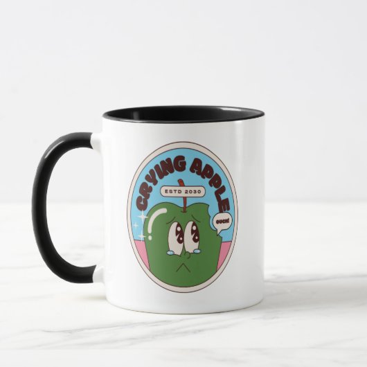 Mug minimal inspiré par la pomme (Gauche)
