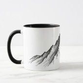 Mug Minimal Line Mountain (Gauche)