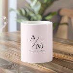 Mug Minimal Pastel rose initial et personnalisé<br><div class="desc">Commencez votre journée avec une touche d'élégance avec cette Mug Minimal Pastel Rose Initial & Personnalisé. Dotée d'un design épuré et minimaliste, cette tasse est parfaite pour savourer vos boissons préférées avec style. L'arrière - plan rose pastel doux ajoute une touche subtile mais sophistiquée, tandis que l'initiale ou le nom...</div>
