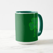 Mug Minimal Shamrock St Patrick’s Day Shirt – caneca (Devant droit)