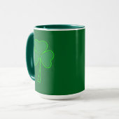 Mug Minimal Shamrock St Patrick’s Day Shirt – caneca (Devant gauche)