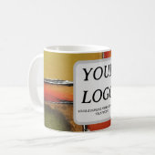 Mug Minimalisme Couleur Blocage Entreprise Promotion (Devant gauche)