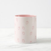 Mug Minimalisme de la fraise (Centre)