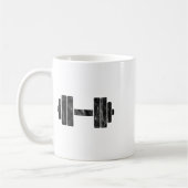 Mug Minimalisme des haltères - Levage de poids et cult (Gauche)