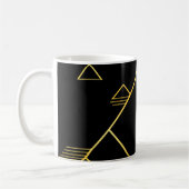 Mug Minimalisme du sommet de montagne (Gauche)