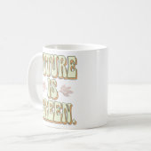 Mug Minimalisme éco-activiste (Devant gauche)