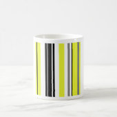 Mug Minimalisme Jaune Bandes Noires (Centre)