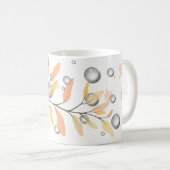 Mug Minimalisme Motif typographique avec gouttes d'eau (Devant droit)