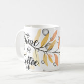 Mug Minimalisme Motif typographique avec gouttes d'eau (Devant gauche)