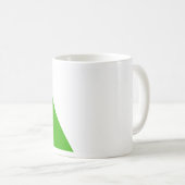 Mug Minimalisme Vert Blanc (Devant droit)