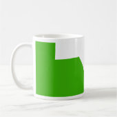 Mug Minimalisme Vert Blanc (Gauche)