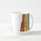Mug Minimalist Boho Macramé Rainbow (Devant droit)