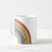 Mug Minimalist Boho Macramé Rainbow (Devant gauche)
