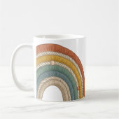 Mug Minimalist Boho Macramé Rainbow (Gauche)