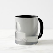 Mug Minimalist Easter Egg on Modern Pedestal (Devant droit)