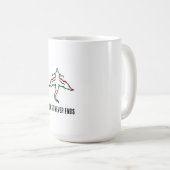 Mug Minimalist Fantasy Dragon Art (Devant droit)
