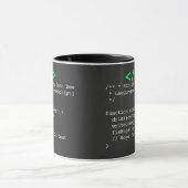 Mug Minimalist function startDay() Developer Joke  (Centre)