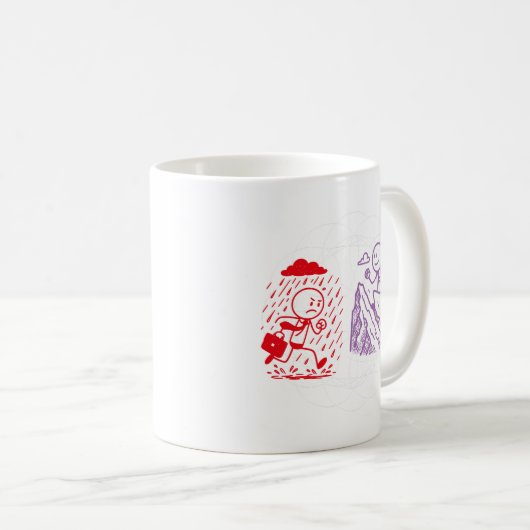 Mug Minimalist Illust From Rain to Sunshine (Devant droit)