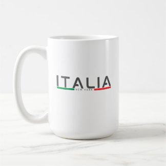 Mug Minimalist Italy Flag New York italian 