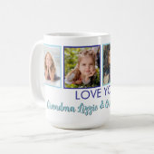 Mug Minimalist Love You Four Photo  (Devant gauche)