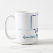 Mug Minimalist Love You Four Photo  (Gauche)