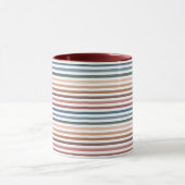 Mug Minimalist Muted Rainbow Lines (Centre)