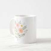 Mug Minimalist Pastel Floral Bouquet (Devant gauche)