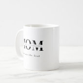 Mug Minimalist Personalized Mom Name Gift (Devant gauche)
