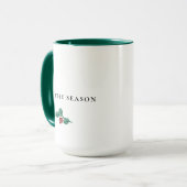 Mug Minimalist Pine Branch Christmas – ’Tis The Season (Devant gauche)