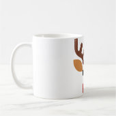 Mug Minimalist Rudolph Reindeer (Gauche)