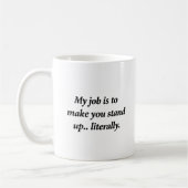 Mug Minimalist Simple Typography Physical Therapy (Gauche)