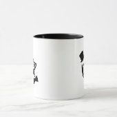 Mug Minimalist Stylish Monochrome Love You Dad Classy (Centre)