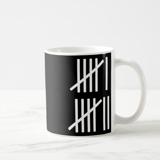 Mug Minimalist Tally Marks Counting 67 Meme Slang 6 7  (Droite)