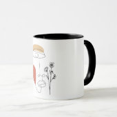 Mug minimaliste Abstrait (Devant droit)