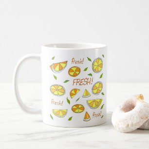 Mug Minimaliste d'été Mignon Fruit est frais