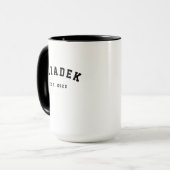 Mug Minimaliste Dziadek Est Année (Devant gauche)