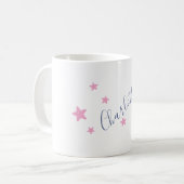 Mug Minimaliste Élégant Classique Nom Professionnel (Devant gauche)