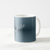 Mug Minimaliste Élégant Classique Nom Professionnel (Devant droit)
