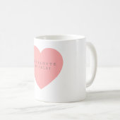 Mug Minimaliste Élégant Classique Nom Professionnel (Devant droit)