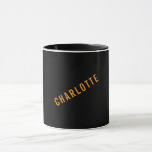 Mug Minimaliste Élégant Classique Professionnel Propre
