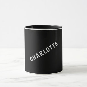Mug Minimaliste Élégant Classique Professionnel Propre
