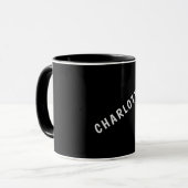 Mug Minimaliste Élégant Classique Professionnel Propre (Devant gauche)