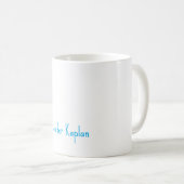 Mug Minimaliste Élégant Professionnel Écriture Manuscr (Devant droit)