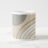 Mug minimaliste Espresso Abstrait (Devant)